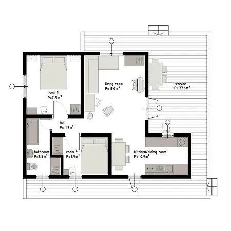 Pergola - Queen's Apartamento