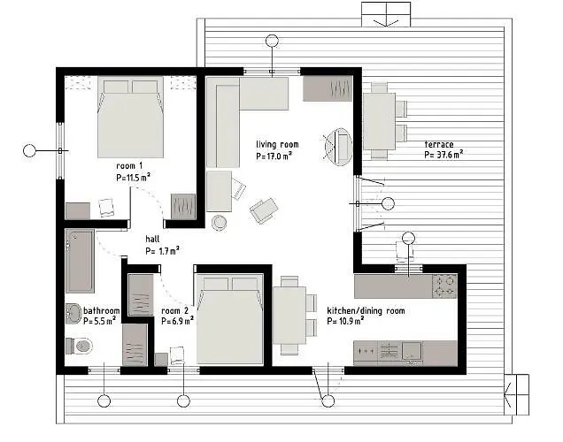 Pergola - Queen's Apartament